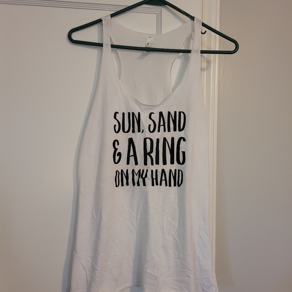 BRIDE Sun sand and A drink in my Hand Tank